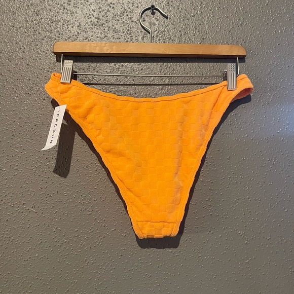 PacSun Eco Orange Positano Terry Tank Bikini - Picture 9 of 11